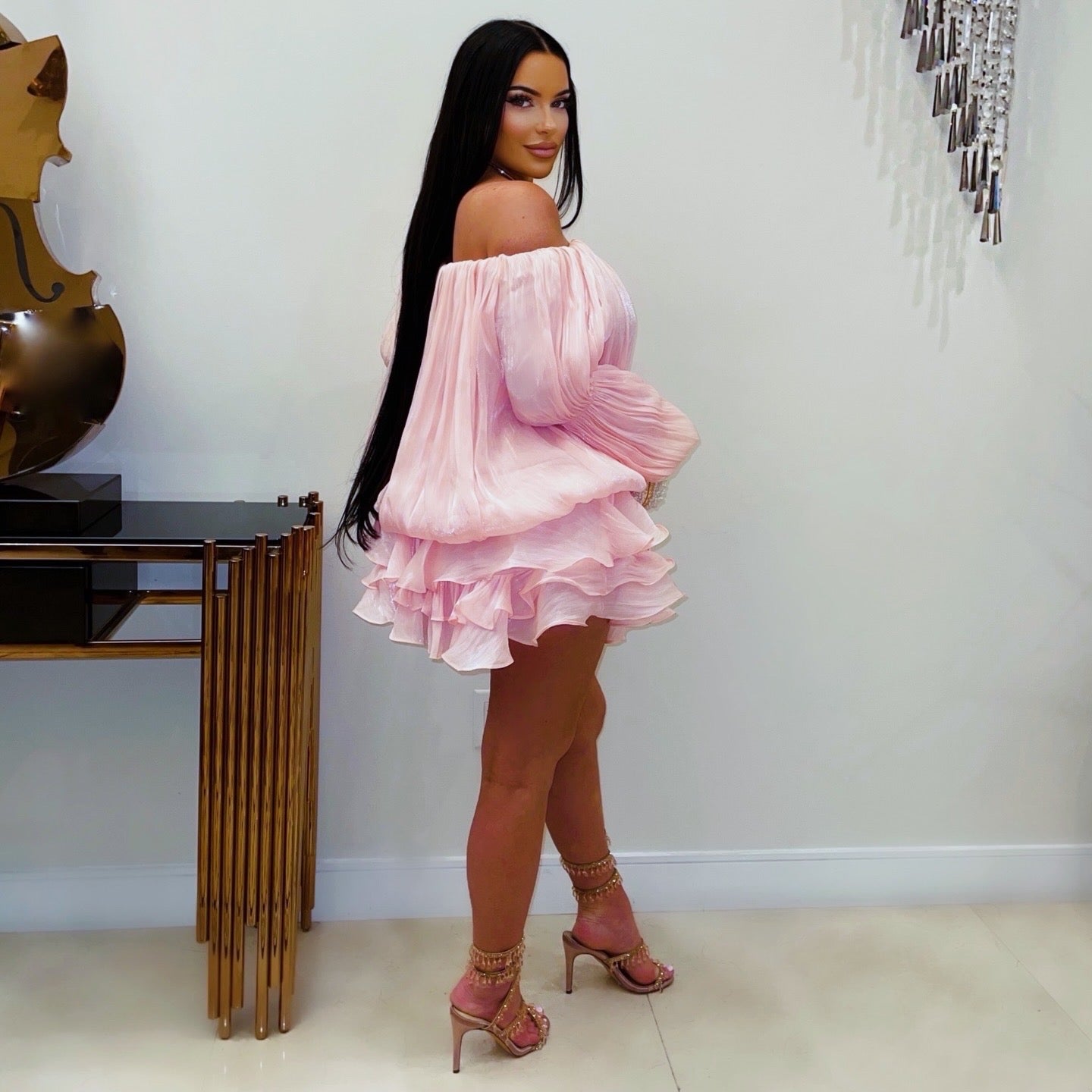 Sahara mini dress (Pink)
