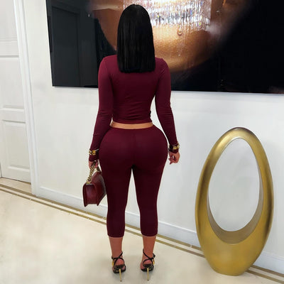 Taski capri set (Burgundy)