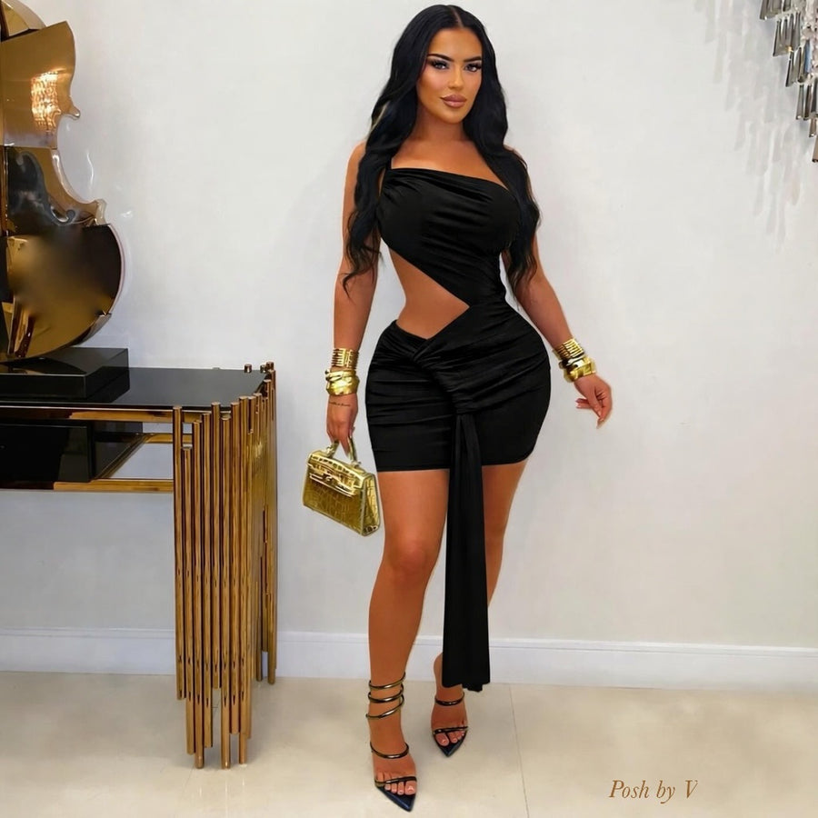 Trina mini dress (Black)