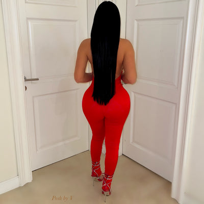 Galore glam jumpsuit (Red)
