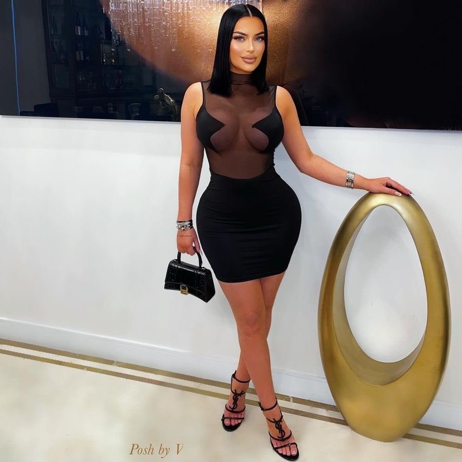 Aries mini dress (Black)