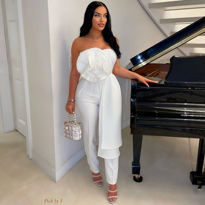 Esque bloom top (White)