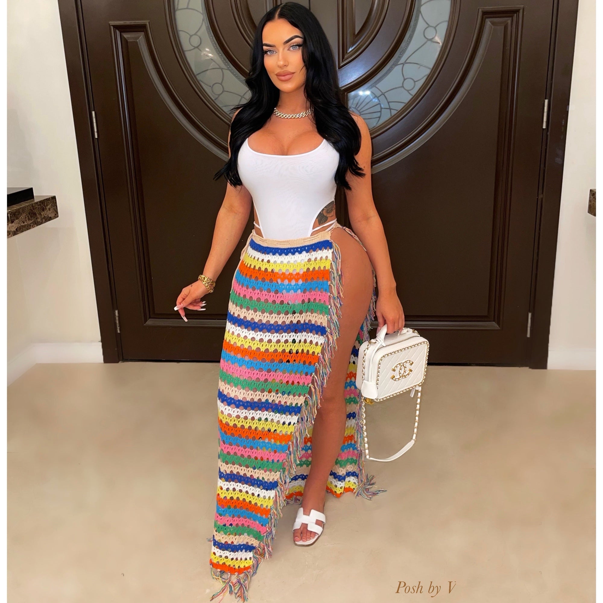 Viche crochet skirt (Multi)