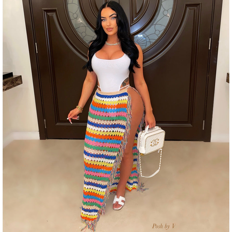 Viche crochet skirt (Multi)