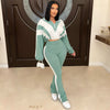 Asha lounge leggings set (Sage/ivory)