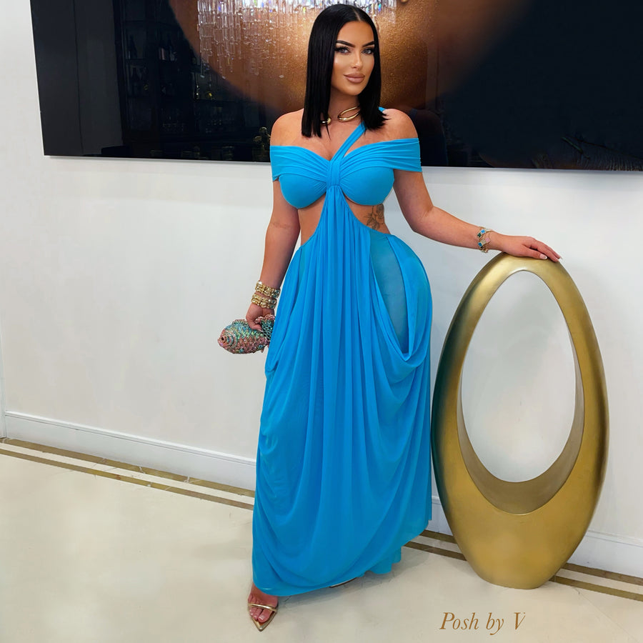 Lavae maxi dress (Blue)