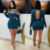 Zaige chain sweater tunic (Teal)