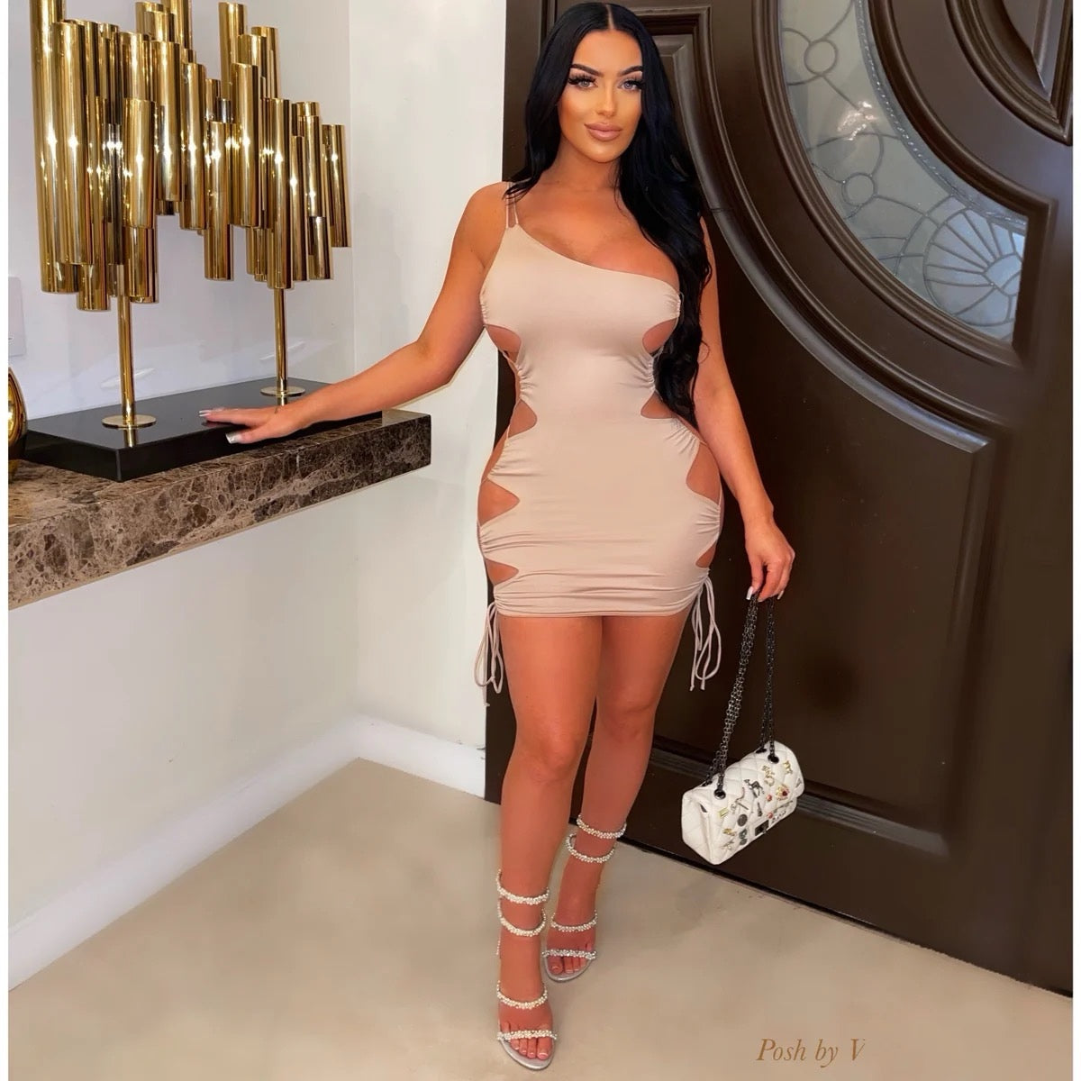 Cabo laced mini (Nude)