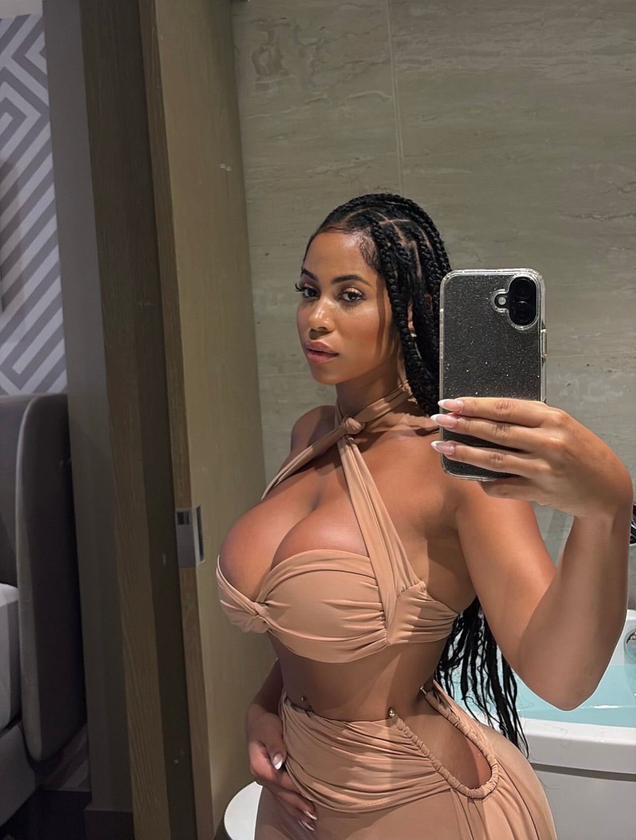 Ajae pants set (Nude)