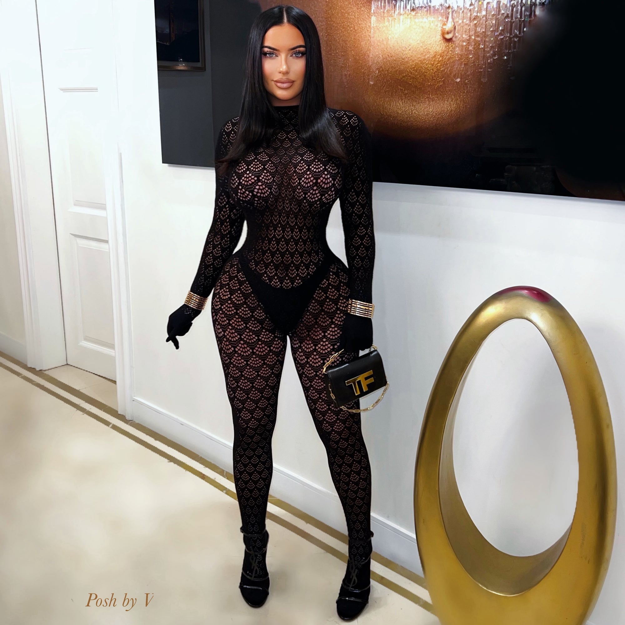 Body glove jumpsuit (Black)