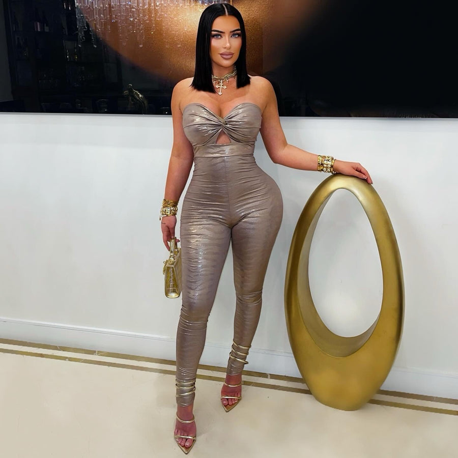 Kendra jumpsuit (Champagne)