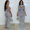 Latin caged glam jumpsuit (Black/silver)