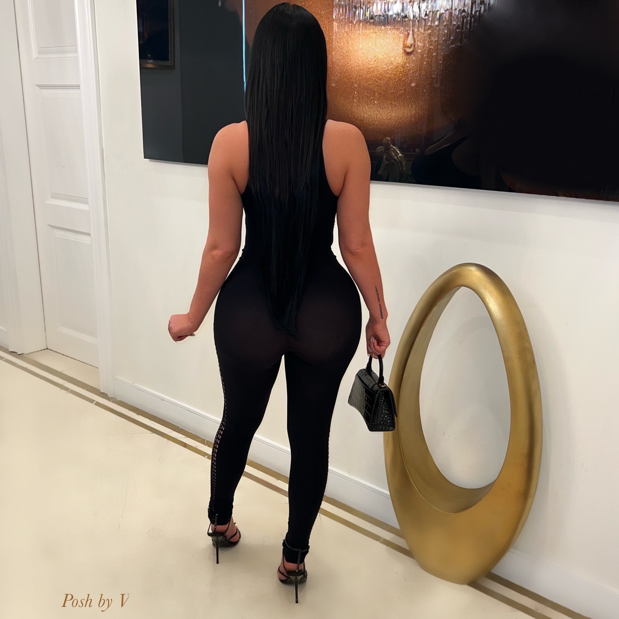 Lure jumpsuit (Black)