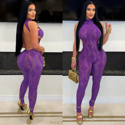 Tique jumpsuit (Purple)
