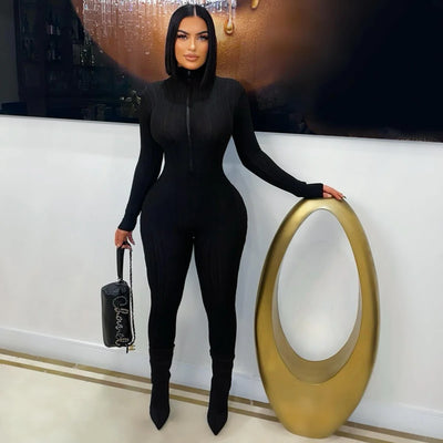 Kathe leather fur jacket (Black/ivory)