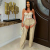 Jewel glam corset (Nude/gold)