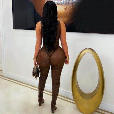 Eluzi leggings set (Brown)