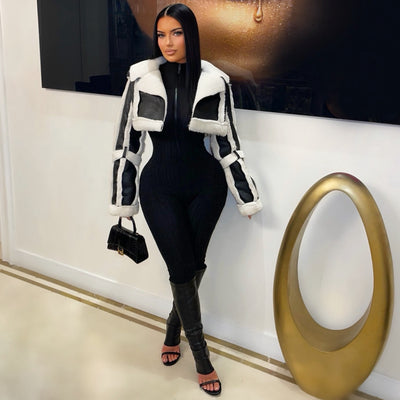 Semma rib jumpsuit (Black)