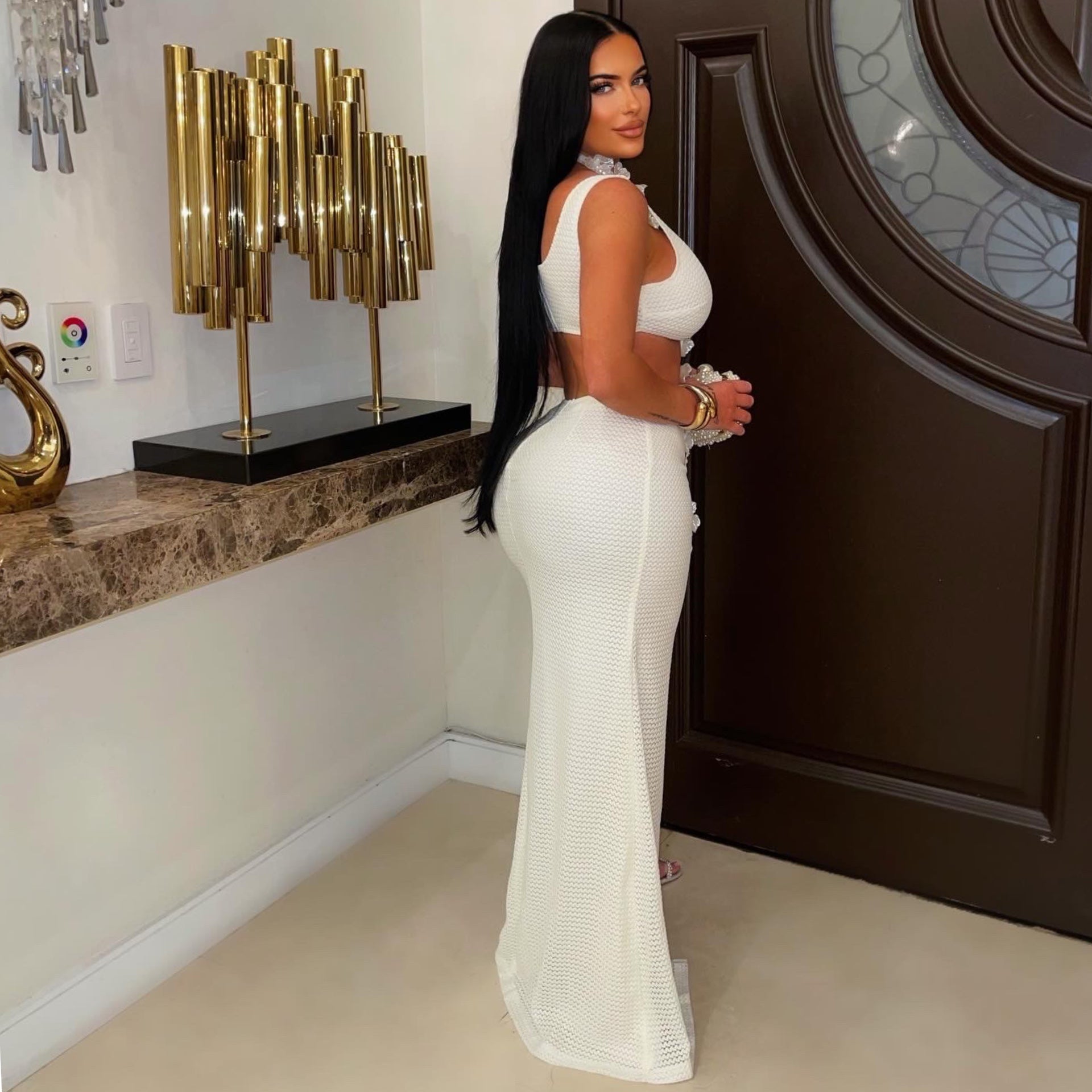 Acacia glam dress (Ivory)