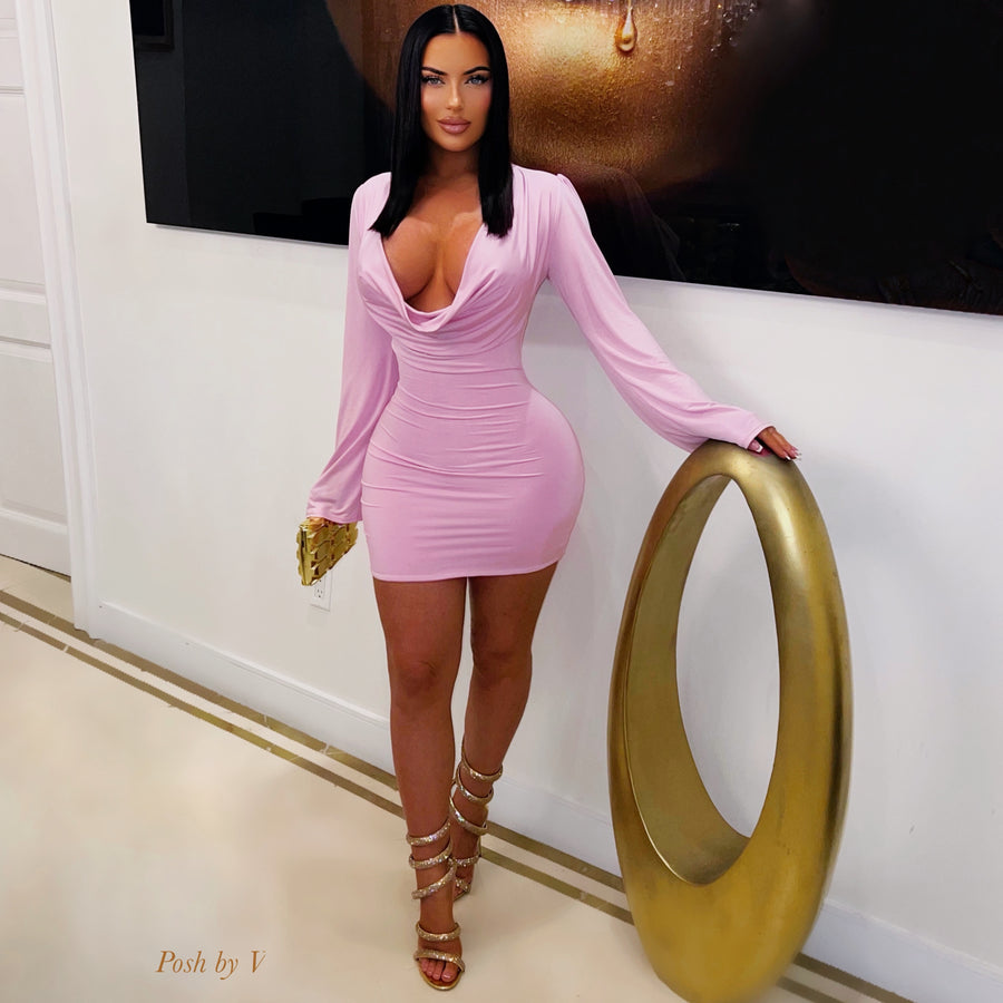 Colei mini dress (Pink)
