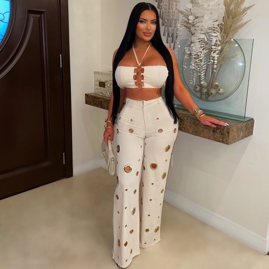 Henzi pants set (Cream)