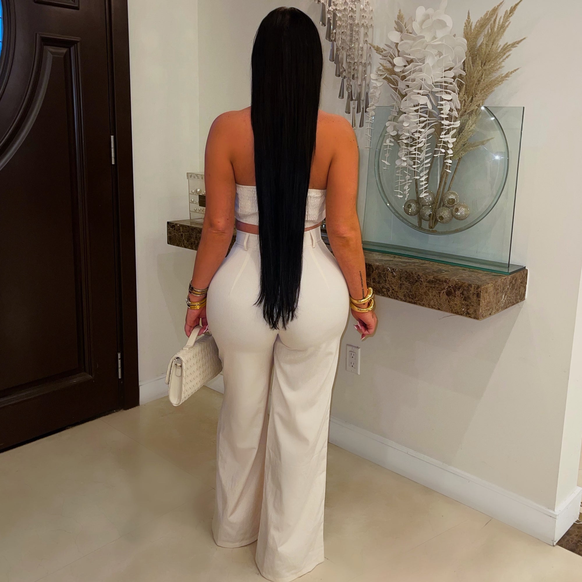 Henzi pants set (Cream)