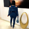 Vana rib shirt/jumpsuit (Blue)