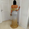 Bolivia glam dress (Silver/gold)