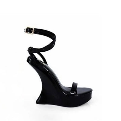 Cami wedge heels (Black)
