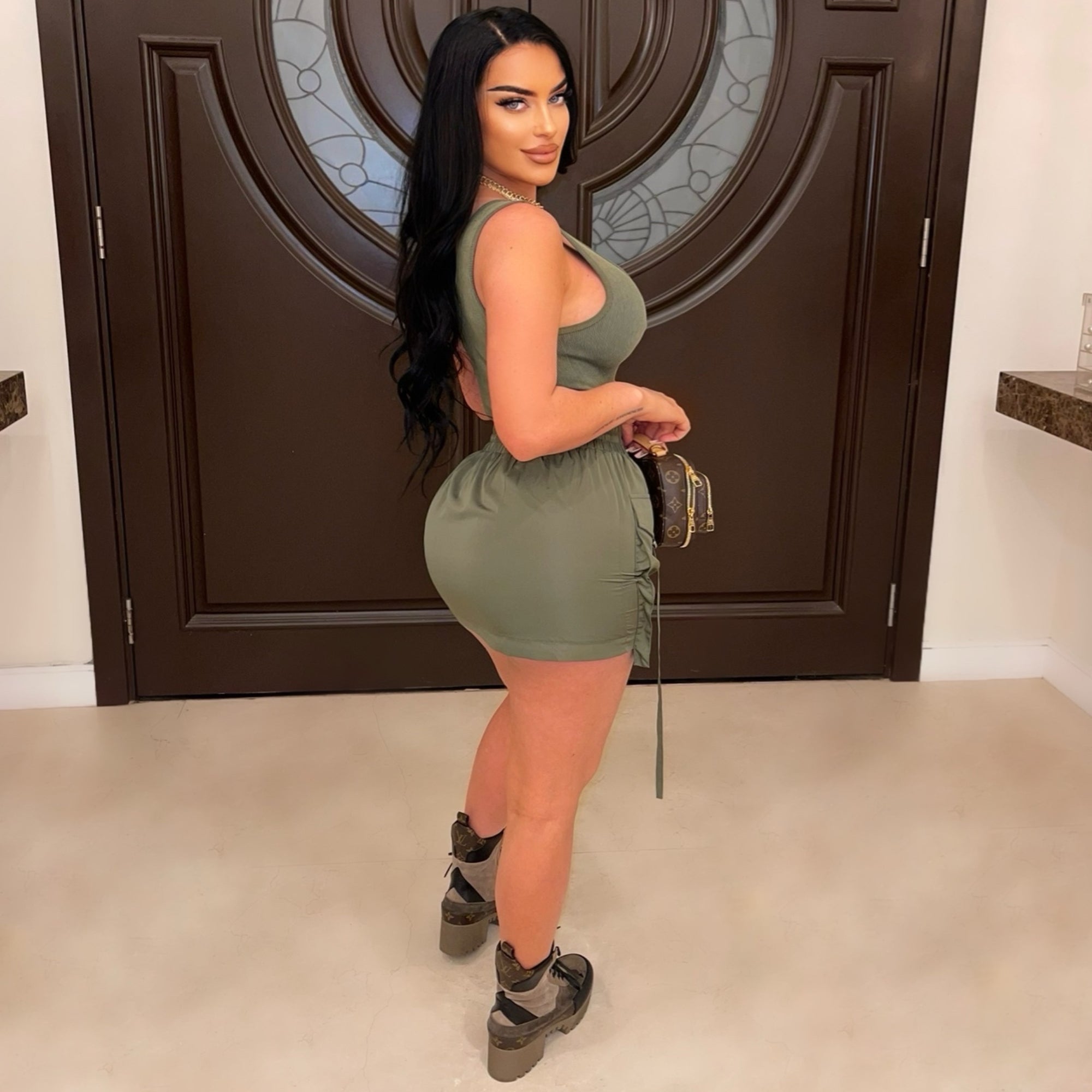 Lopez knit jumpsuit (Grey)