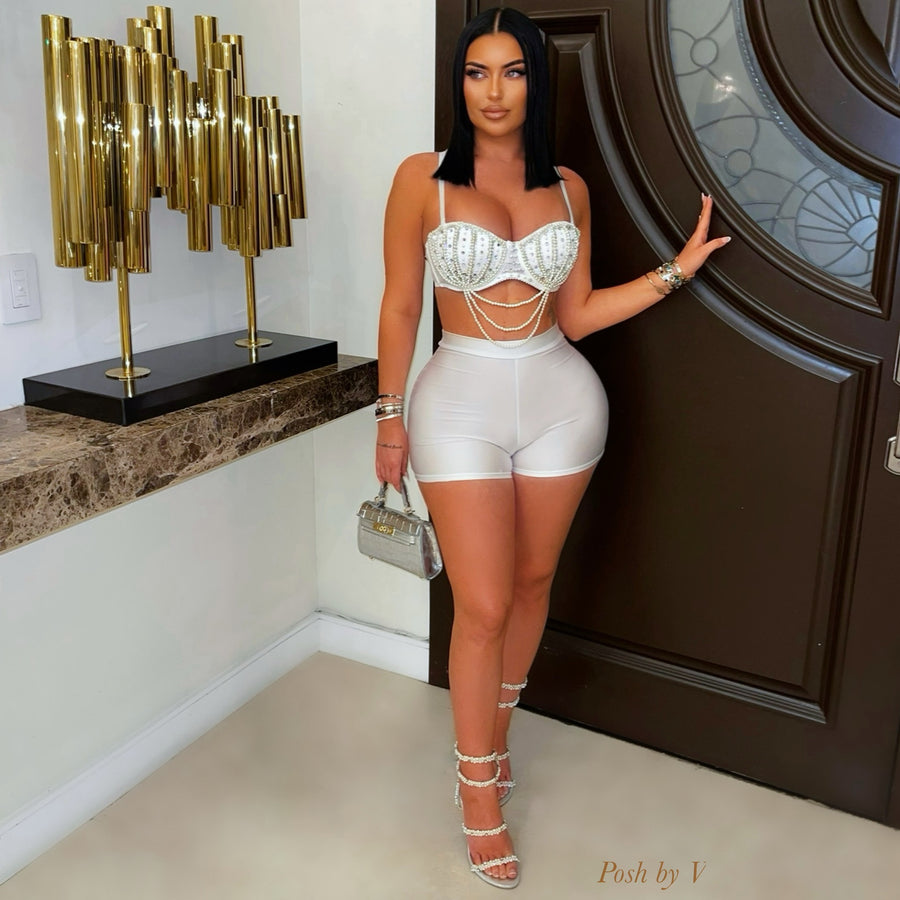 Jersey 8 skirt set (Pink/red)