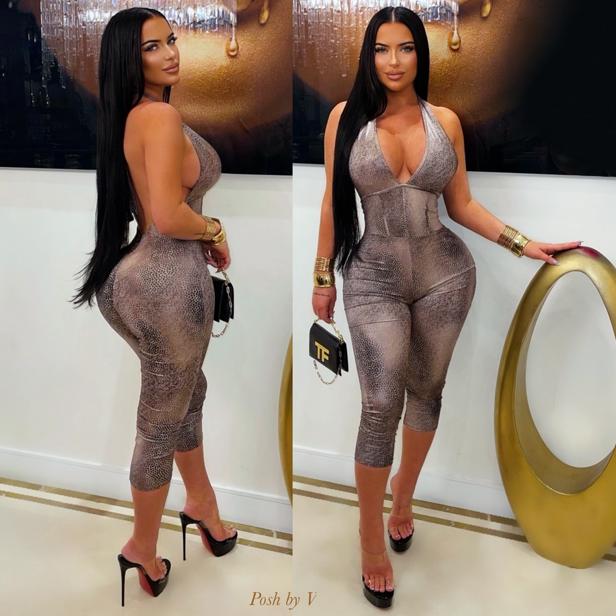 Nene snake romper (Taupe)