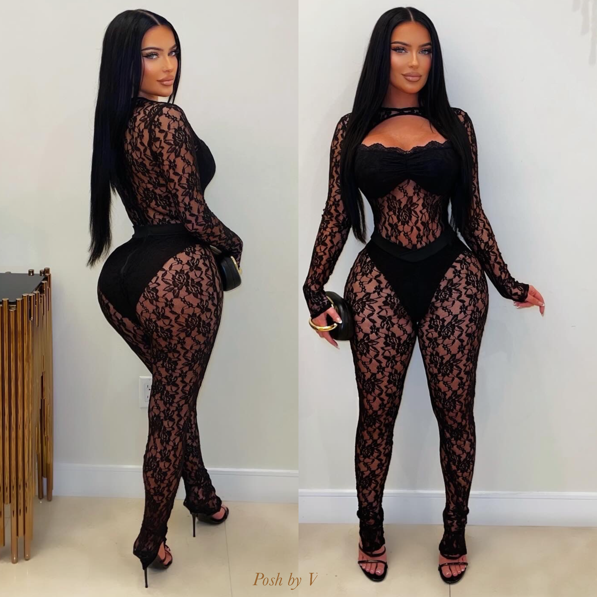 Theory lace jumpsuit (Black)