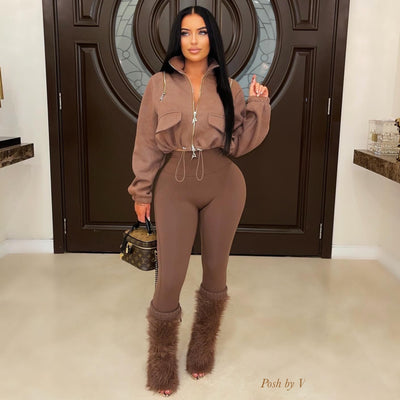 Fuzzy boot covers (Brown)