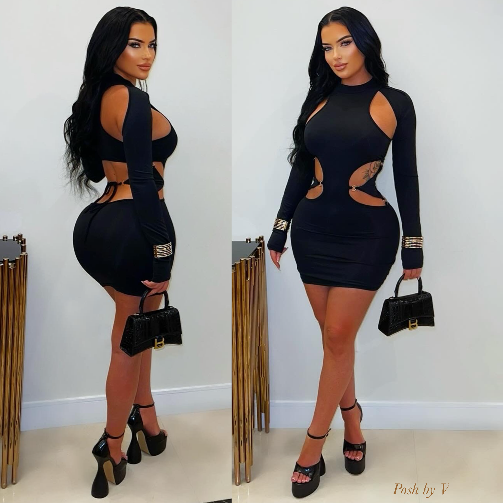 Jolin mini dress (Black)