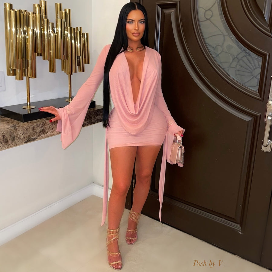 Casey mini dress (Pink)