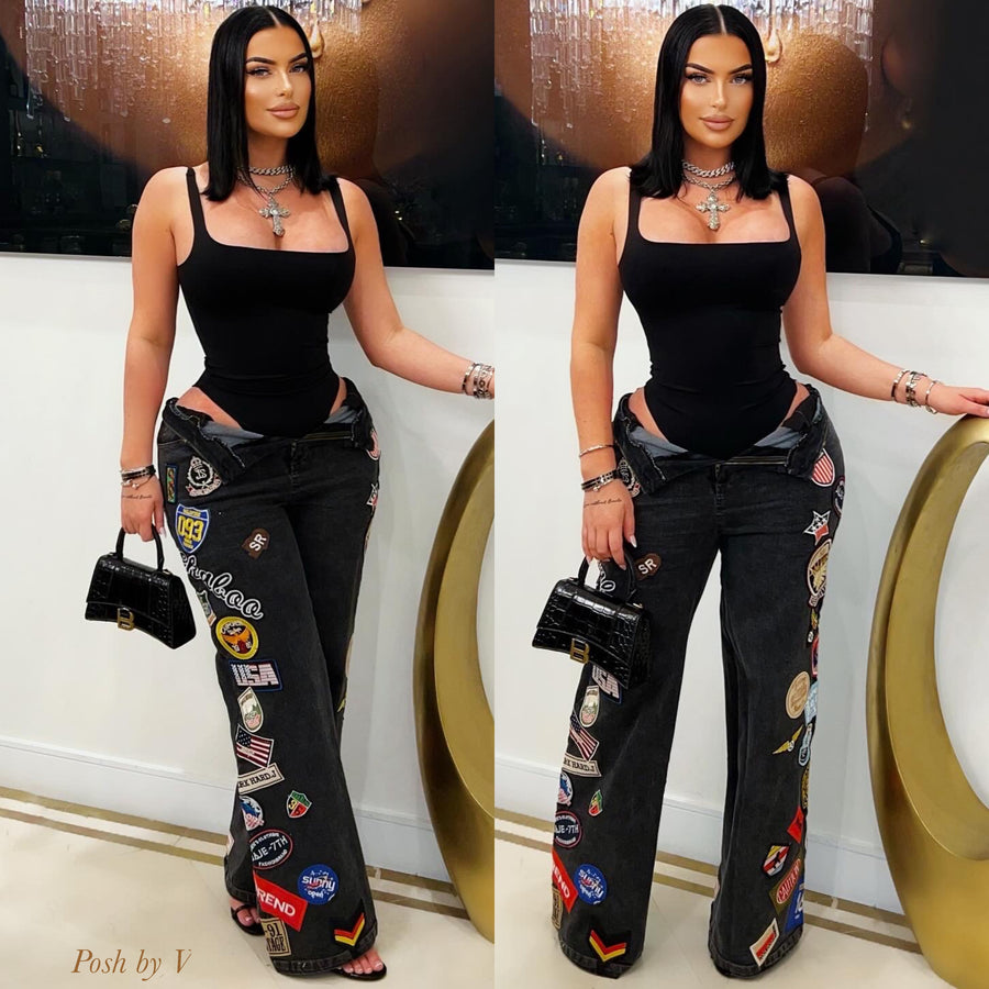 AOD rib leggings set (Grey)