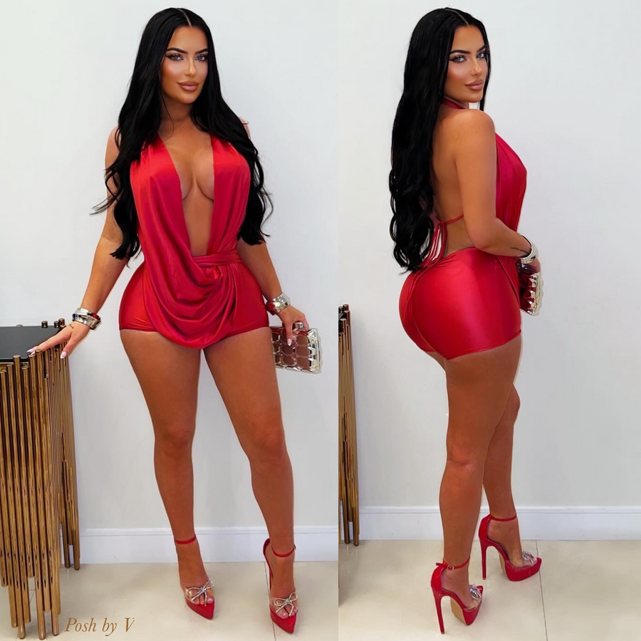 Solei romper (Red)