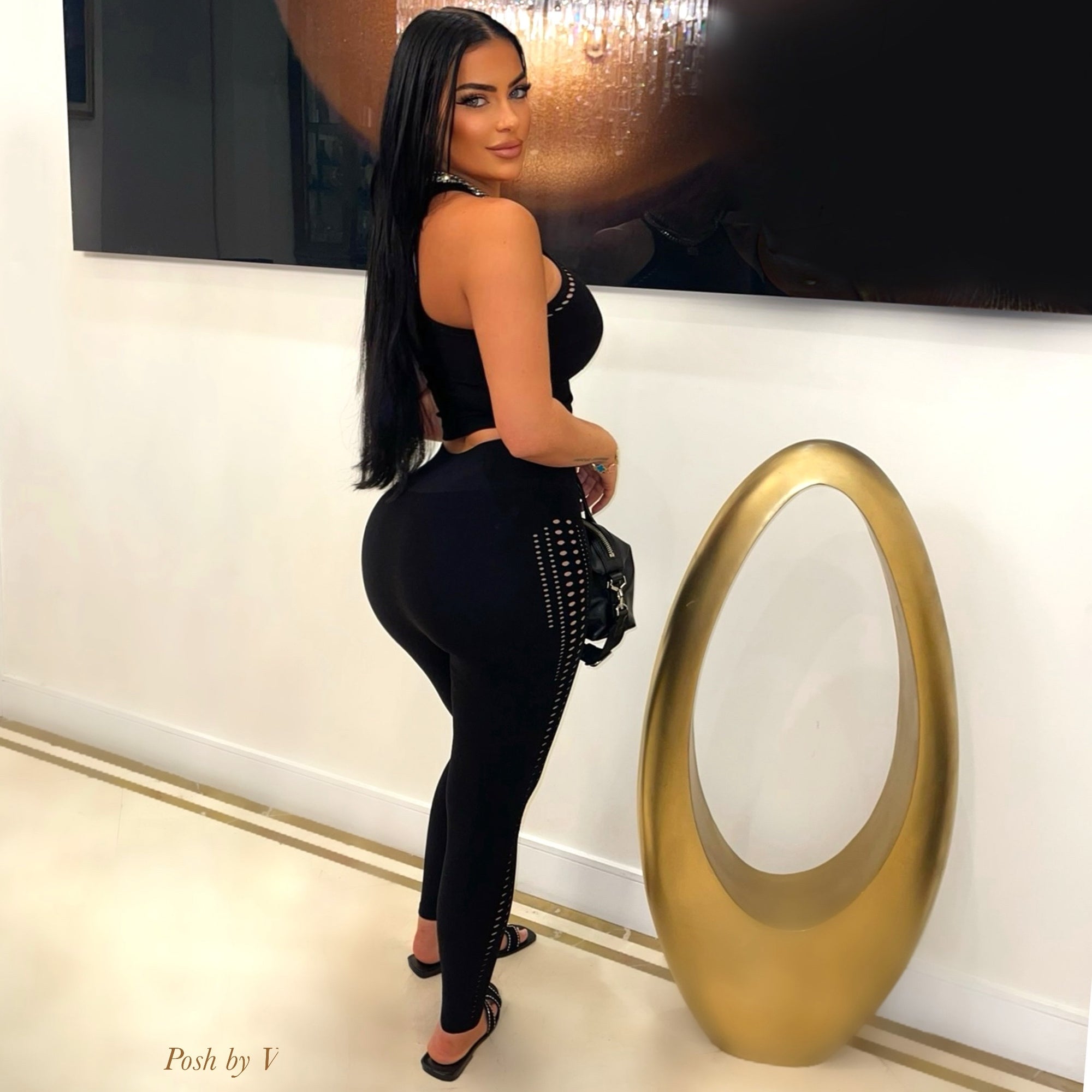 Sulla leggings set (White)