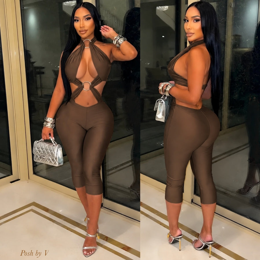Sokaiya jumpsuit (Brown)