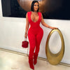 Relle snatched Jumpsuit (Red)