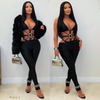 Katra fur jacket (Black)