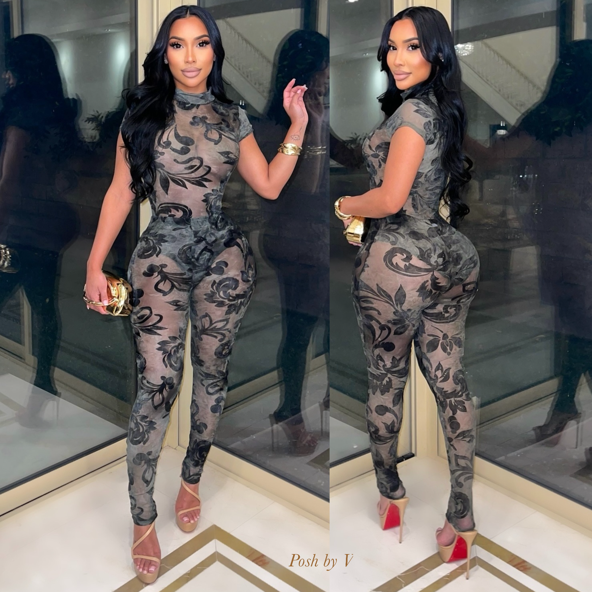 Terra bodysuit/leggings set (Olive)