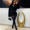 Milan fur jacket (Black)