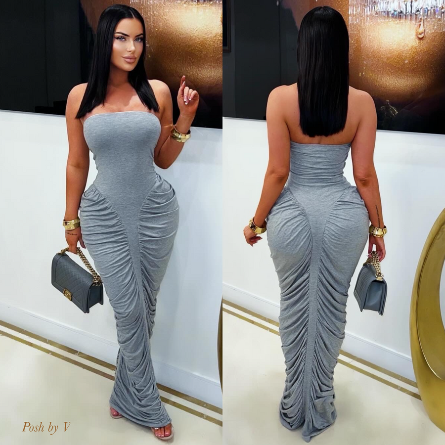 Venus maxi dress (Grey)