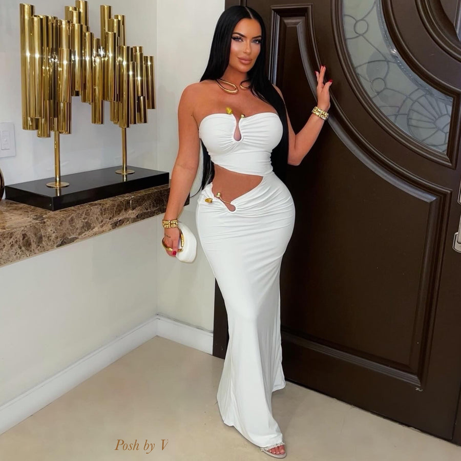 Eve maxi dress (White)