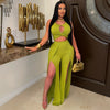 Canetti palazzo jumpsuit (Lime)