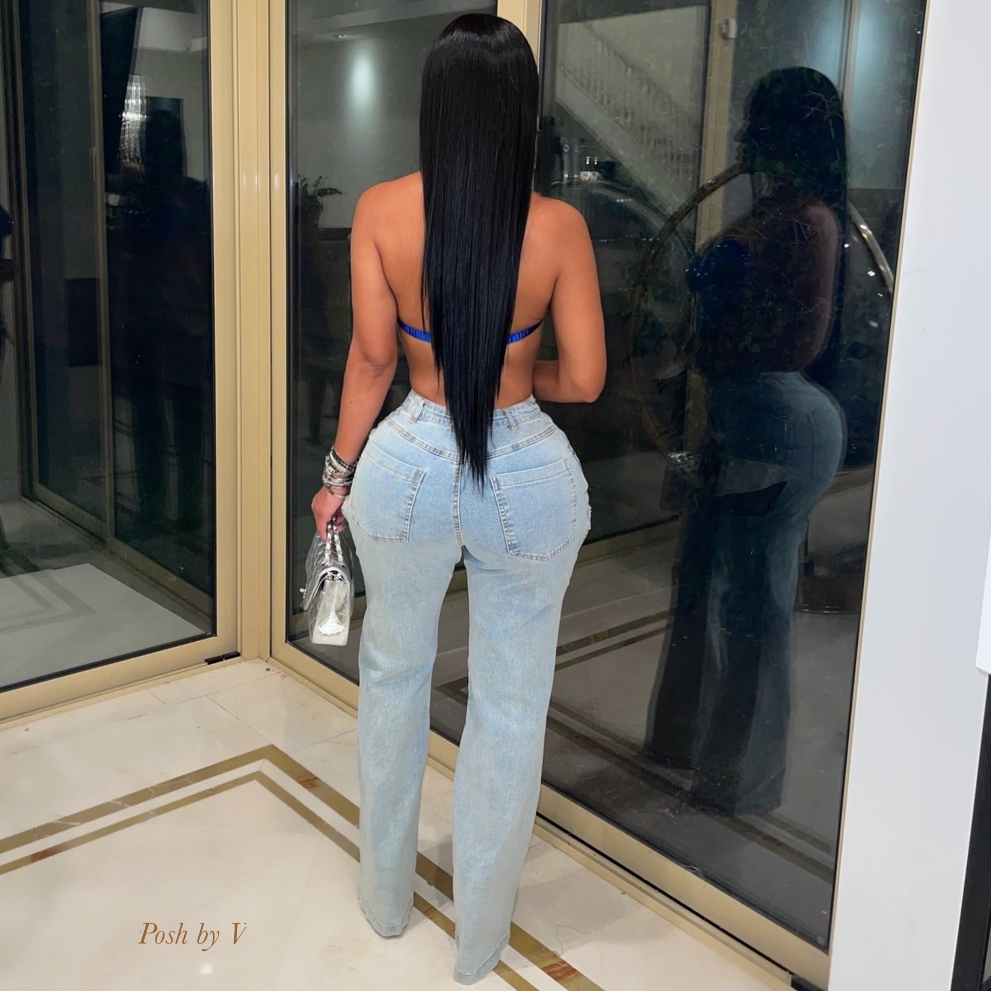 Osuna cut jeans (Blue)