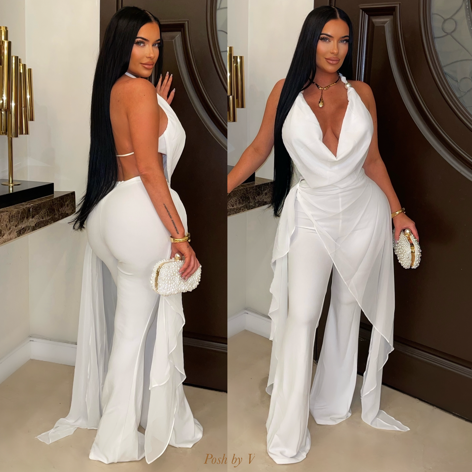 Carmella jumpsuit (White)