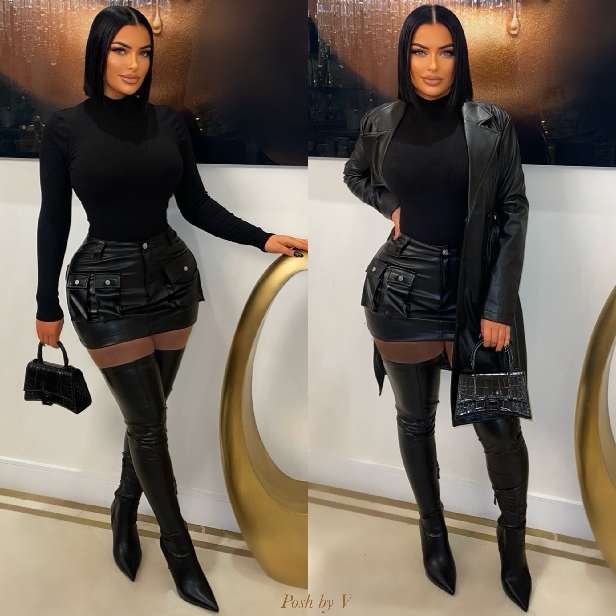 Missy trench coat (Black)